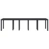 Kerti Asztal Antracit 300 x 100 x 73 cm polirattan