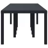 Kerti Asztal Antracit 300 x 100 x 73 cm polirattan