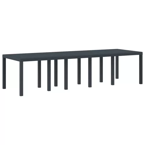 Kerti Asztal Antracit 300 x 100 x 73 cm polirattan