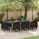 Kerti Asztal Barna 300 x 100 x 73 cm polirattan