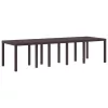 Kerti Asztal Barna 300 x 100 x 73 cm polirattan