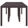 Kerti Asztal Barna 300 x 100 x 73 cm polirattan