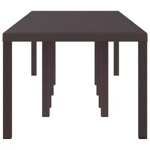 Kerti Asztal Barna 300 x 100 x 73 cm polirattan