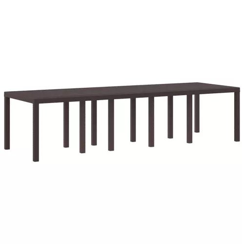 Kerti Asztal Barna 300 x 100 x 73 cm polirattan