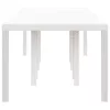 Kerti Asztal Fehér 300 x 100 x 73 cm polirattan