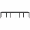 Kerti Asztal Antracit 350 x 100 x 73 cm polirattan