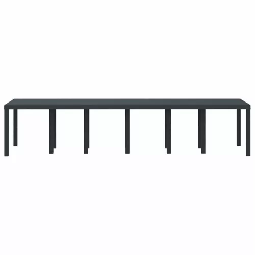 Kerti Asztal Antracit 350 x 100 x 73 cm polirattan
