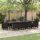 Kerti Asztal Barna 350 x 100 x 73 cm polirattan