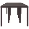 Kerti Asztal Barna 350 x 100 x 73 cm polirattan