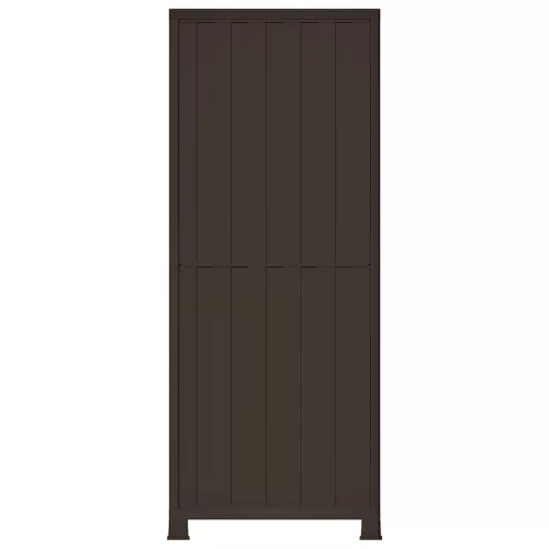 Rattanstílusú műanyag szekrény 68 x 39 x 171,5 cm