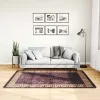 Fekete és arany csúszásmentes mosható szőnyeg 120 x 180 cm