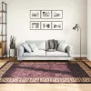 Fekete és arany csúszásmentes mosható szőnyeg 160 x 230 cm