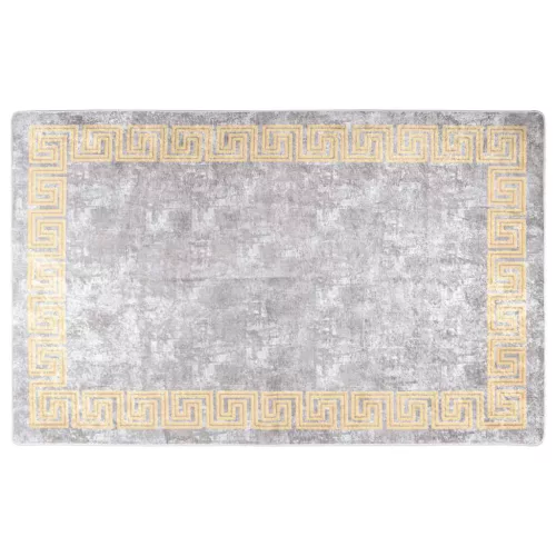 Szürke csúszásmentes mosható szőnyeg 80 x 150 cm