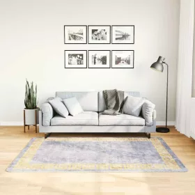 Szürke csúszásmentes mosható szőnyeg 120 x 180 cm