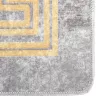 Szürke csúszásmentes mosható szőnyeg 120 x 180 cm