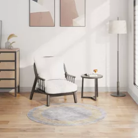 Szürke csúszásmentes mosható szőnyeg φ 120 cm