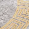 Szürke csúszásmentes mosható szőnyeg φ 120 cm