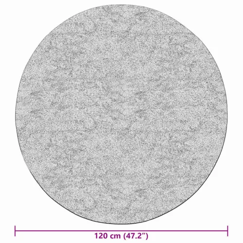 Szürke csúszásmentes mosható szőnyeg φ 120 cm