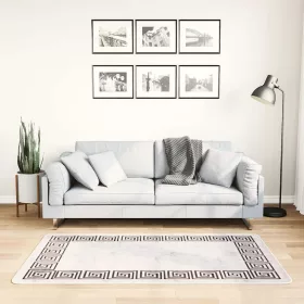 Világosbézs csúszásmentes mosható szőnyeg 80 x 150 cm