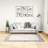 Világosbézs csúszásmentes mosható szőnyeg 120 x 180 cm