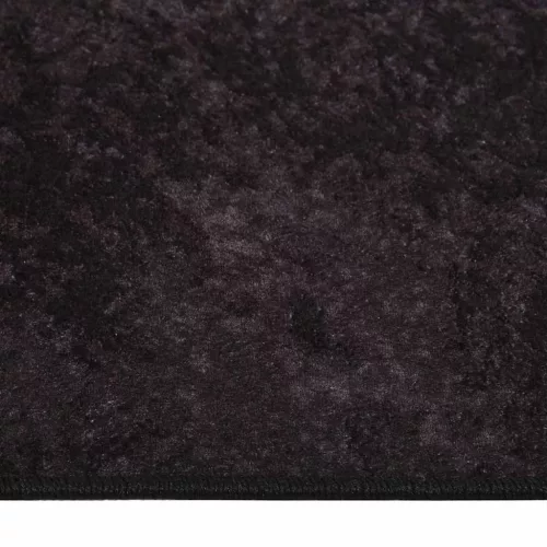 Antracitszürke csúszásmentes mosható szőnyeg 80 x 150 cm