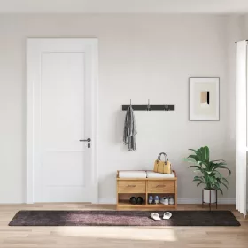   Antracitszürke csúszásmentes mosható szőnyeg 80 x 300 cm