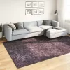 Antracitszürke csúszásmentes mosható szőnyeg 190 x 300 cm