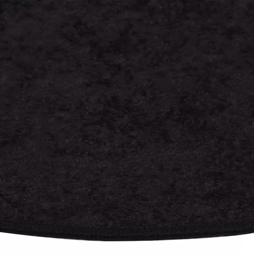 Antracitszürke csúszásmentes mosható szőnyeg φ 120 cm