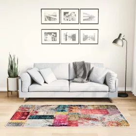   Többszínű foltvarrott csúszásmentes mosható szőnyeg 80 x 150 cm
