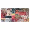 Többszínű foltvarrott csúszásmentes mosható szőnyeg 80 x 300 cm