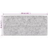 Többszínű foltvarrott csúszásmentes mosható szőnyeg 80 x 300 cm