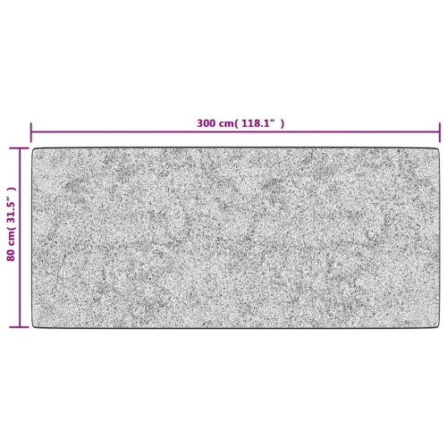 Többszínű foltvarrott csúszásmentes mosható szőnyeg 80 x 300 cm