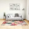 Többszínű foltvarrott csúszásmentes mosható szőnyeg 120x180 cm