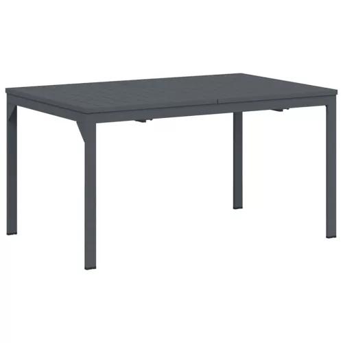 Hosszabbító Asztal 2 pcs Antracit 210 x 90 x 73 cm Acél