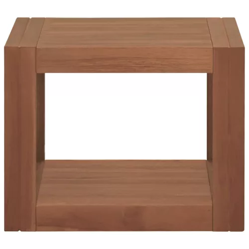 Tömör tíkfa falra szerelhető fürdőszobaszekrény 45 x 45 x 35 cm