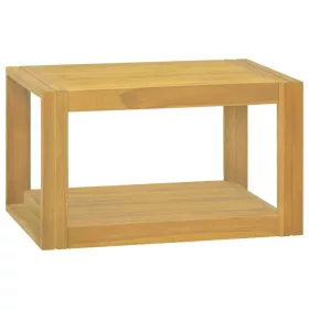   Tömör tíkfa falra szerelhető fürdőszobaszekrény 60 x 45 x 35 cm