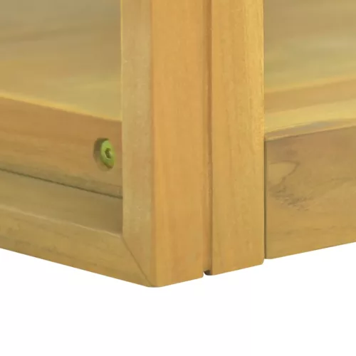 Tömör tíkfa falra szerelhető fürdőszobaszekrény 90 x 45 x 35 cm
