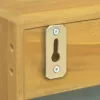 Tömör tíkfa tükrös szekrény 30 x 10 x 40 cm