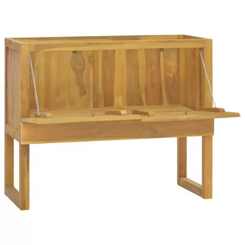 Tömör tíkfa fürdőszobaszekrény 90 x 40 x 75,5 cm