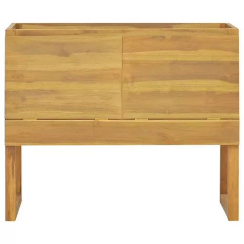 Tömör tíkfa fürdőszobaszekrény 90 x 40 x 75,5 cm