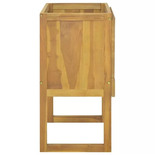 Tömör tíkfa fürdőszobaszekrény 90 x 40 x 75,5 cm