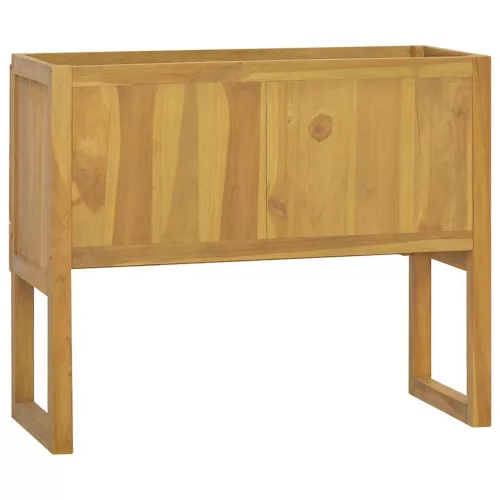 Tömör tíkfa fürdőszobaszekrény 90 x 40 x 75,5 cm