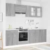 Konyhaszekrény garnitúra fiókkal Lyon 8 pcs Szürke Sonoma