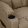 Tópszínű szövet dönthető fotel