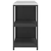 Konyhai Tároló Készlet polcokkal 2 pcs Fekete 180 x 50 x 92 cm