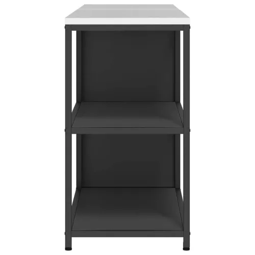 Konyhai Tároló Készlet polcokkal 2 pcs Fekete 180 x 50 x 92 cm