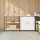 Konyhai Tároló Készlet polcokkal 2 pcs Fehér 180 x 50 x 92 cm