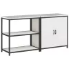 Konyhai Tároló Készlet polcokkal 2 pcs Fehér 180 x 50 x 92 cm