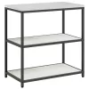Konyhai Tároló Készlet polcokkal 2 pcs Fehér 180 x 50 x 92 cm