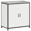 Konyhai Tároló Készlet polcokkal 2 pcs Fehér 180 x 50 x 92 cm